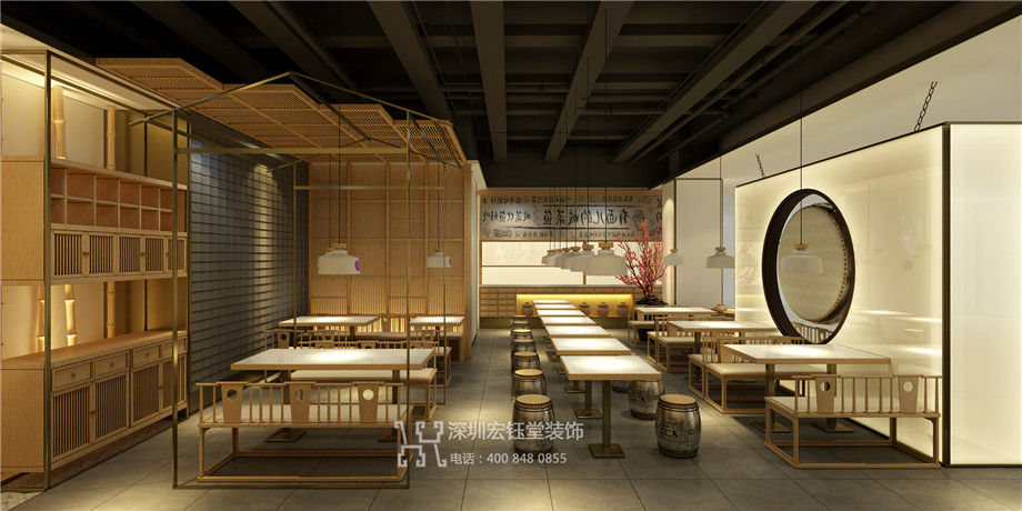 蓉小月老壇酸菜魚(yú)店面裝修設(shè)計(jì)方案