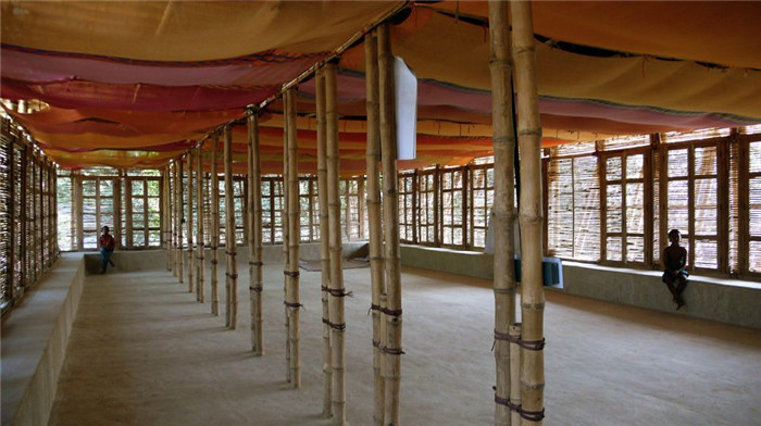 南亞傳統(tǒng)居民土著特色學(xué)校休息區(qū)裝修設(shè)計(jì)效果圖
