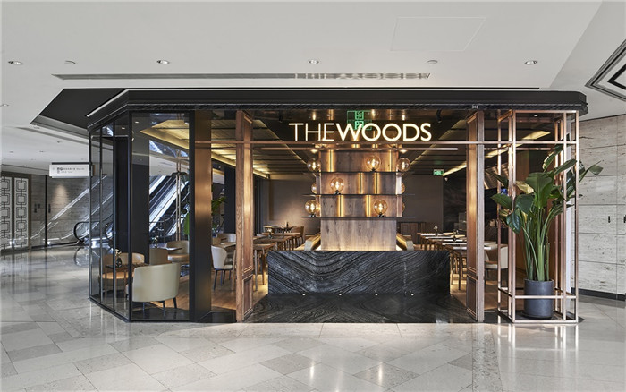 THE WOODS 咖啡+輕餐飲特色餐飲店面裝修設(shè)計