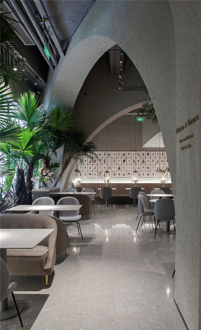 鄭州餐飲裝修公司推薦花園秘境主題餐廳設(shè)計案例