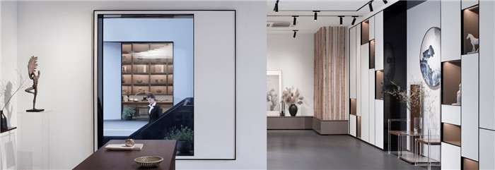東方美學高端家居展廳展示區(qū)裝修設計實景圖
