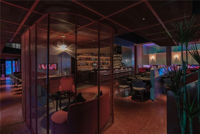 鄭州餐廳裝修公司分享中西餐酒吧融合餐飲裝修設(shè)計(jì)圖
