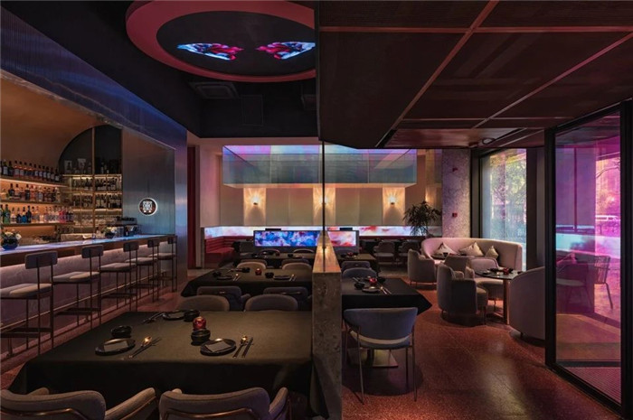 鄭州餐廳裝修公司分享中西餐酒吧融合餐飲裝修設(shè)計(jì)圖