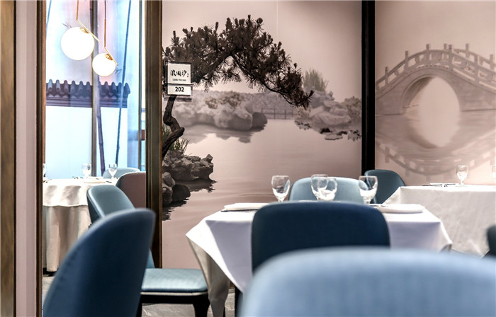 梅州東坡酒樓新潮中餐廳裝修設(shè)計案例實景圖