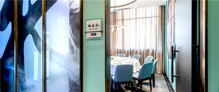 梅州東坡酒樓新潮中餐廳包房裝修設(shè)計方案實景圖