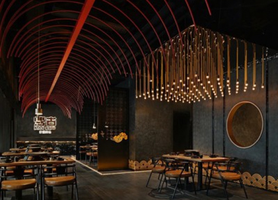鄭州烤魚餐廳裝修設(shè)計